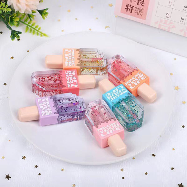 Ice Cream Shape Lipgloss Huda Matte Lip Oil