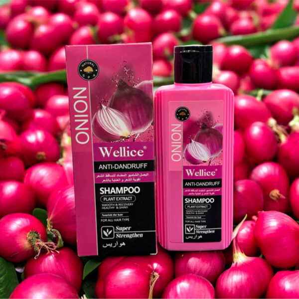 Wellice Onion Hair Care Trio: Oil, Shampoo, & Mask Set