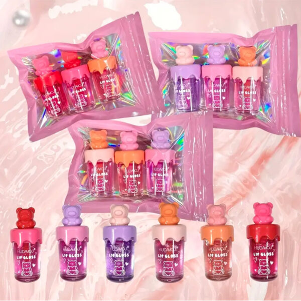 Ice Cream Shape Lipgloss Huda Matte Lip Oil