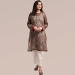 East West Women’s Pearl Placket Style Lawn Kurti