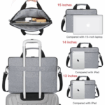 Stay stylish and organized with this sleek and durable laptop bag.