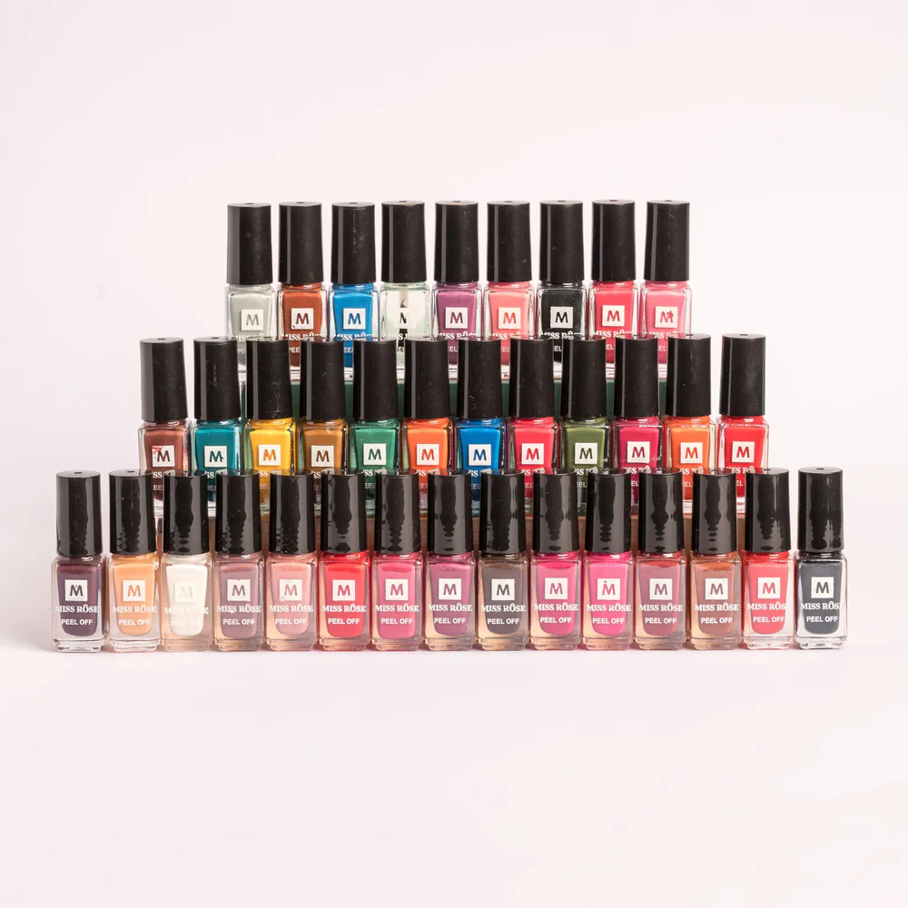 Miss rose peel off nail polish 36 Pcs Set